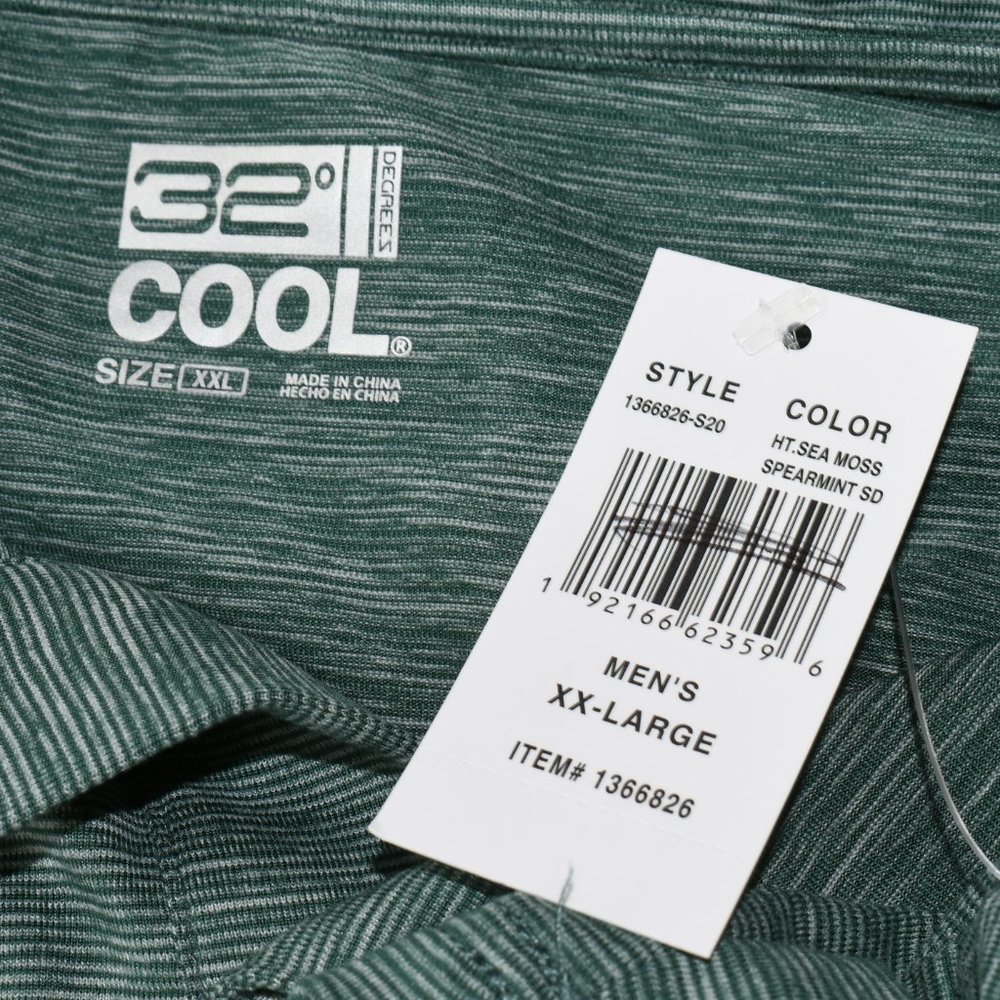 32 Degrees Green Shirt - Picture 5 of 5
